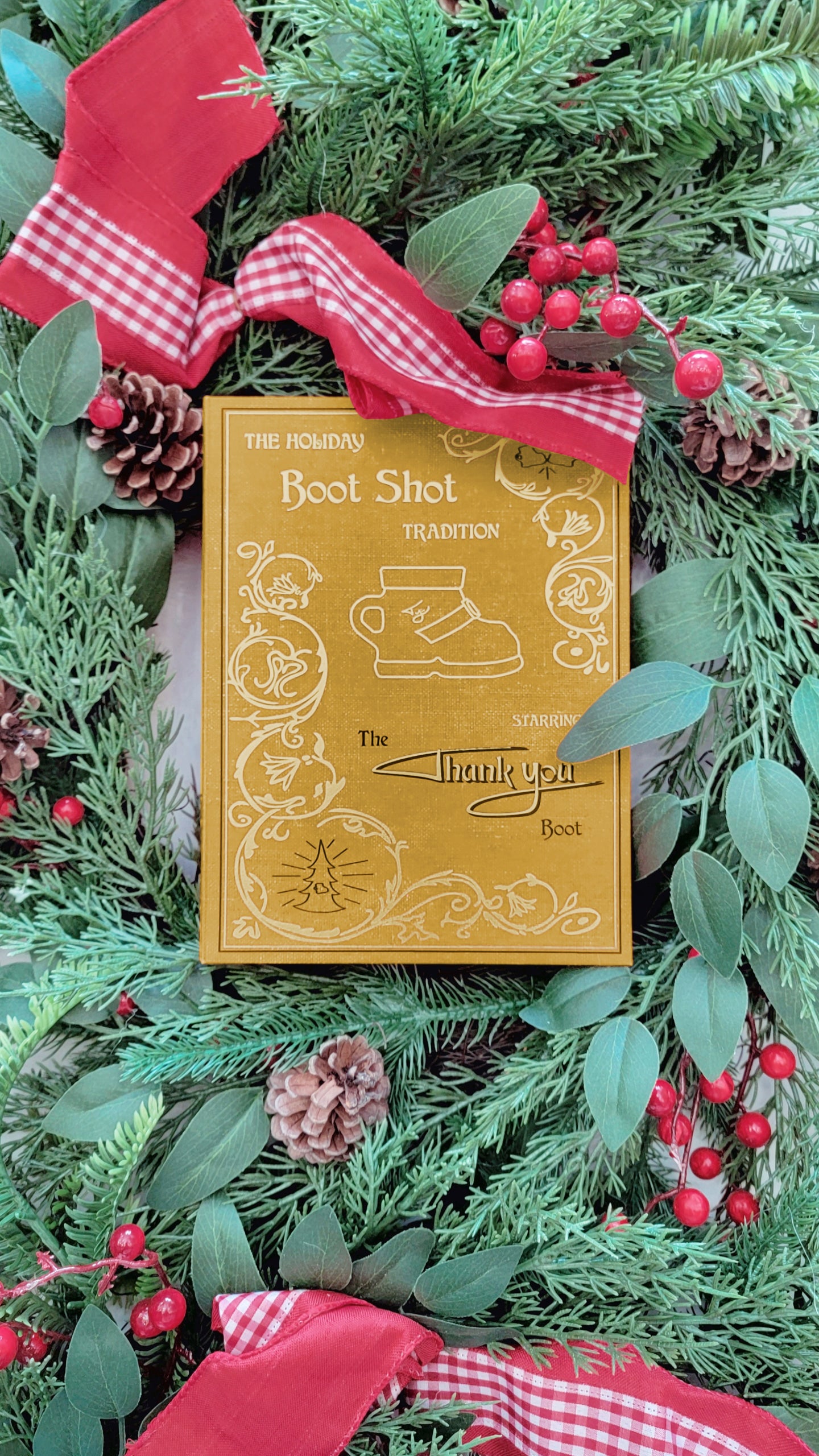 In Stock - The Holiday Boot Shot Box 3rd Edition - Gold & Silver